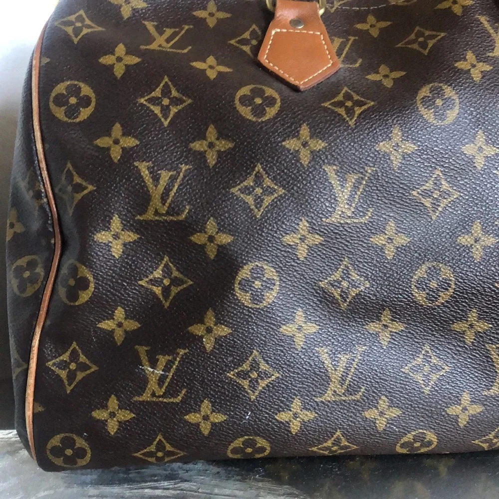 ❌SOLD❌⭐️RARE ⭐️Louis Vuitton Speedy 35 - French Company USA ✨ COLLECTIBLE - Picture 10 of 16